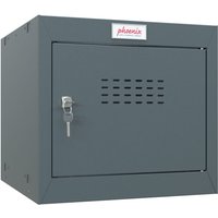 Phoenix Safe - Phoenix CL0344AAK Würfel-Schließfach Cube Locker 44L Anthrazitgrau - Schlüsselschloss - Für Hause, Büro, Fitness, Schüle von PHOENIX SAFE