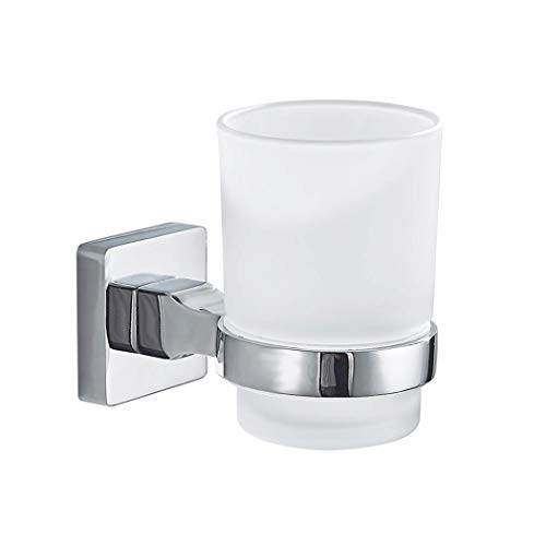 PHOEWON Becherhalter Bad SUS304 Edelstahl ZahnbüRstenhalter Wand Single Zahnputzbecher Halter von PHOEWON