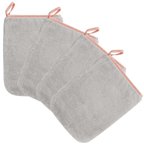 PHOGARY 4er-Set Waschhandschuhe Waschlappen 16x23cm, Korallenfleece Microfaser Waschhandschuh, Weich Waschlappen für Gesicht Körper, Grau PHOGARY 4er-Set Waschhandschuhe Waschlappen 16x23cm, Korallenfleece Microfaser Waschhandschuh, Weich Waschlappen für Gesicht Körper, Grau von PHOGARY
