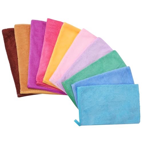 PHOGARY Waschlappen-Set kleinen Handtüchern für Gesicht Körper,Super Saugfähig & Leicht Weiche Gesichtswaschhandschuhe aus Mikrofaser, kleine Hand-Gästehandtücher, 10 Stück, 21×15cm PHOGARY Waschlappen-Set kleinen Handtüchern für Gesicht Körper,Super Saugfähig & Leicht Weiche Gesichtswaschhandschuhe aus Mikrofaser, kleine Hand-Gästehandtücher, 10 Stück, 21×15cm von PHOGARY