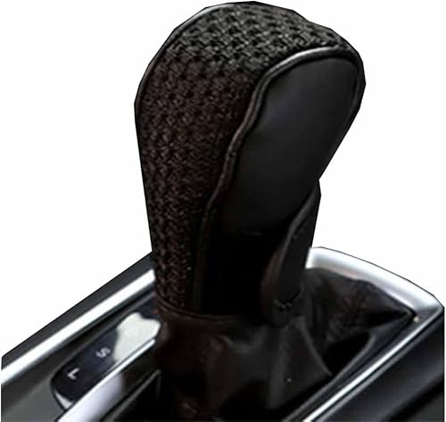 PHONME Auto Schaltknauf Für Volvo V40 V50 V60 V70 V90 C30 C40 C70 S60 XC40, Universal Manuelle Schaltknauf Schalthebel Handball Staubschutz Schaltkopf Schaltknäufe Zubehör,A/Black von PHONME