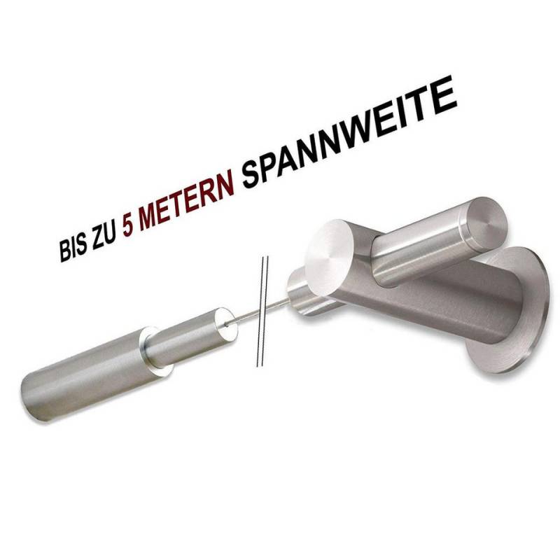 PHOS Design Seilspanngarnitur axial lateales Seilspannsystem, Edelstahl von PHOS Design