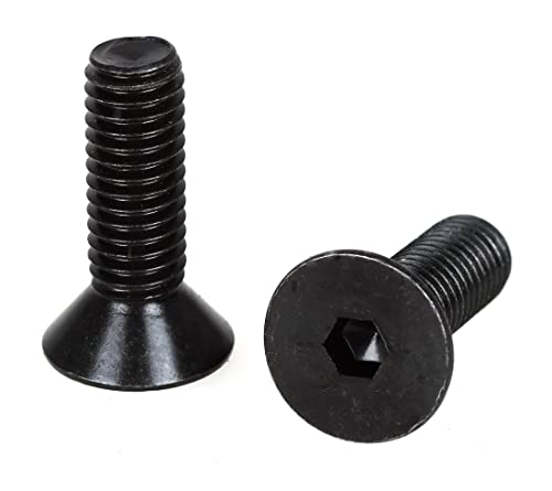 Photecs Senkkopf-Schrauben UNC 3/8"-16 Zoll-Gewinde (2 Stk.), Gewindelänge 24mm, Innensechskant-Kameraschrauben von Photecs
