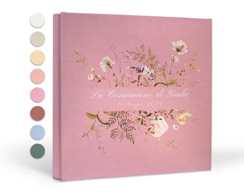 PHOTOCITY Gästebuch Hochzeitsgästebuch, Hardcover – personalisiertes Hochzeitsgästebuch – Hochzeits-Widmungsbuch (Camoscio, 30x30 60 pagine) von PHOTOCITY