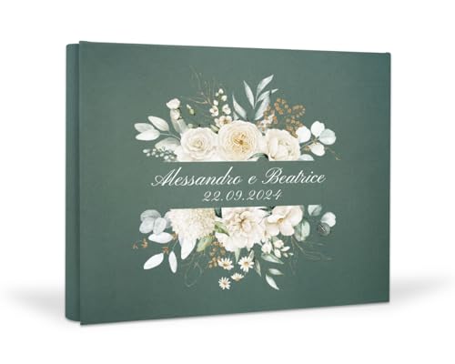 PHOTOCITY Fotoalbum zum Selbstgestalten, für Fotos im Format 10x13-60 Seiten - Größe 30x25 cm - Geschenk zur Hochzeit zum Hochzeitstag - Ehepaar (Camoscio, 30x25 60 pagine) von PHOTOCITY