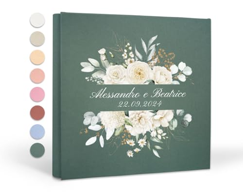 PHOTOCITY Fotoalbum zum Selbstgestalten - für Fotos im Format 10x13-60 Seiten - Größe 30x30 cm - Geschenk zur Hochzeit zum Hochzeitstag (Camoscio, 30x30 60 pagine) von PHOTOCITY