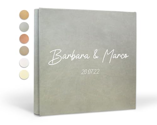 PHOTOCITY Gästebuch Hochzeitsgästebuch, Hardcover – personalisiertes Hochzeitsgästebuch – Hochzeits-Widmungsbuch (Ecopelle, 30x30 60 pagine) von PHOTOCITY