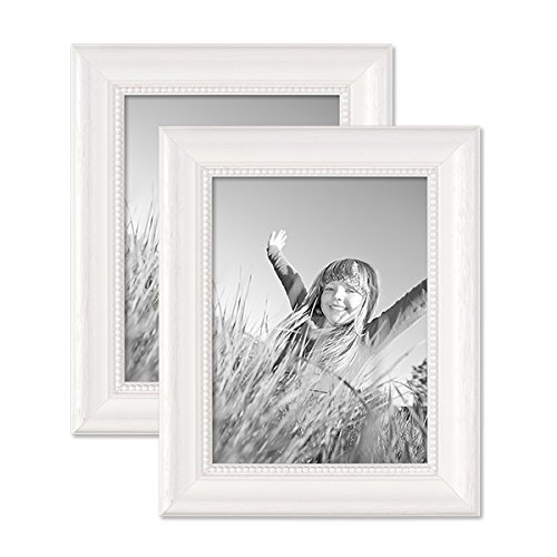 2er Set Bilderrahmen Landhaus-Stil Weiss 15x20 cm Massivholz mit Glasscheibe und Zubehör/Fotorahmen 2er Set Bilderrahmen Landhaus-Stil Weiss 15x20 cm Massivholz mit Glasscheibe und Zubehör/Fotorahmen von PHOTOLINI