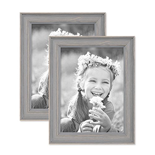 2er Set Bilderrahmen Skandinavischer Landhaus-Stil Grau-Braun 15x20 cm Massivholz mit Shabby-Chic Note/Fotorahmen/Wechselrahmen 2er Set Bilderrahmen Skandinavischer Landhaus-Stil Grau-Braun 15x20 cm Massivholz mit Shabby-Chic Note/Fotorahmen/Wechselrahmen von PHOTOLINI