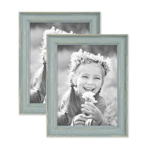 2er Set Bilderrahmen Skandinavischer Landhaus-Stil Petrol/Taubenblau 15x20 cm Massivholz mit Shabby-Chic Note/Fotorahmen/Wechselrahmen 2er Set Bilderrahmen Skandinavischer Landhaus-Stil Petrol/Taubenblau 15x20 cm Massivholz mit Shabby-Chic Note/Fotorahmen/Wechselrahmen von PHOTOLINI