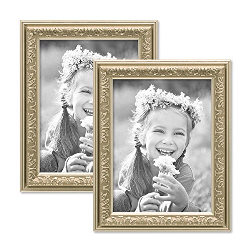 PHOTOLINI 2er Set Bilderrahmen Antik Silber Nostalgie 15x20 cm Fotorahmen mit Glasscheibe/Kunststoff-Rahmen PHOTOLINI 2er Set Bilderrahmen Antik Silber Nostalgie 15x20 cm Fotorahmen mit Glasscheibe/Kunststoff-Rahmen von PHOTOLINI