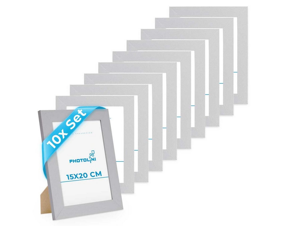 PHOTOLINI Bilderrahmen 10er Set, Big Pack, breite Rahmen, extra Zubehör, (10er Set), im modernen Stil für Ihre stilvolle Wanddekoration PHOTOLINI Bilderrahmen 10er Set, Big Pack, breite Rahmen, extra Zubehör, (10er Set), im modernen Stil für Ihre stilvolle Wanddekoration von PHOTOLINI