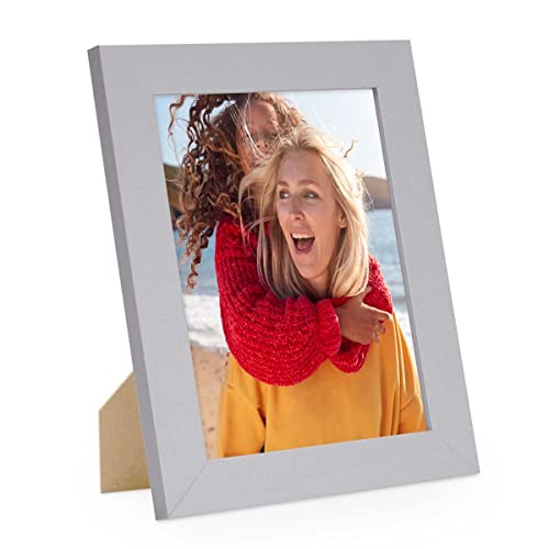PHOTOLINI Bilderrahmen 15x20 Holz MDF Silber, breiter Bilderrahmen 20x15 Silber, Picture Frame mit Acrylglas, Bilderrahmen 15 x 20 cm zum Aufhängen & Aufstellen, Rahmen 15x20 mit Zubehör PHOTOLINI Bilderrahmen 15x20 Holz MDF Silber, breiter Bilderrahmen 20x15 Silber, Picture Frame mit Acrylglas, Bilderrahmen 15 x 20 cm zum Aufhängen & Aufstellen, Rahmen 15x20 mit Zubehör von PHOTOLINI