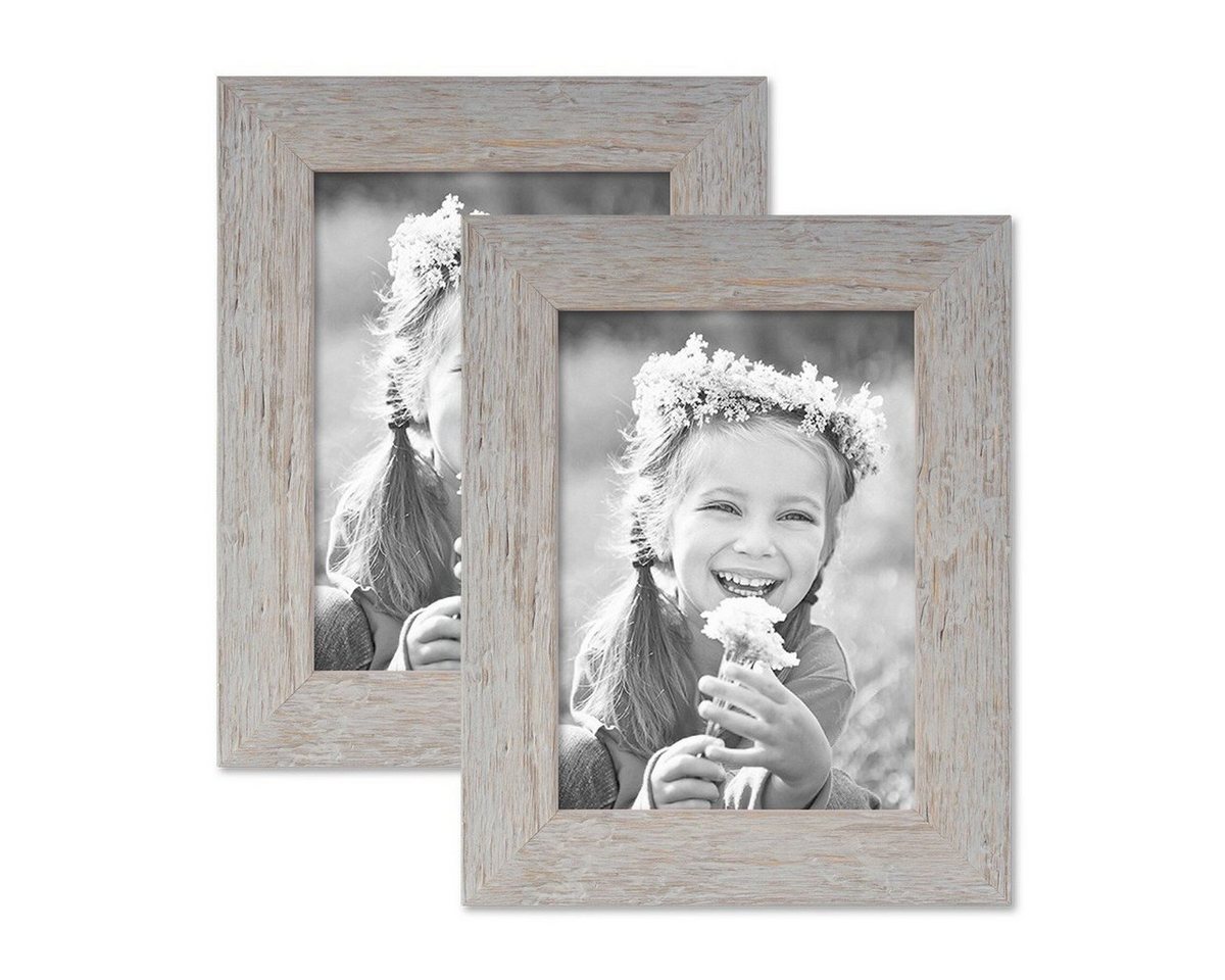 PHOTOLINI Bilderrahmen 2er Set Strandhaus Rustikal Massivholz PHOTOLINI Bilderrahmen 2er Set Strandhaus Rustikal Massivholz von PHOTOLINI