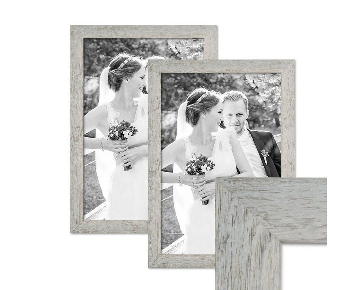 PHOTOLINI Bilderrahmen 2er Set Strandhaus Rustikal Massivholz PHOTOLINI Bilderrahmen 2er Set Strandhaus Rustikal Massivholz von PHOTOLINI