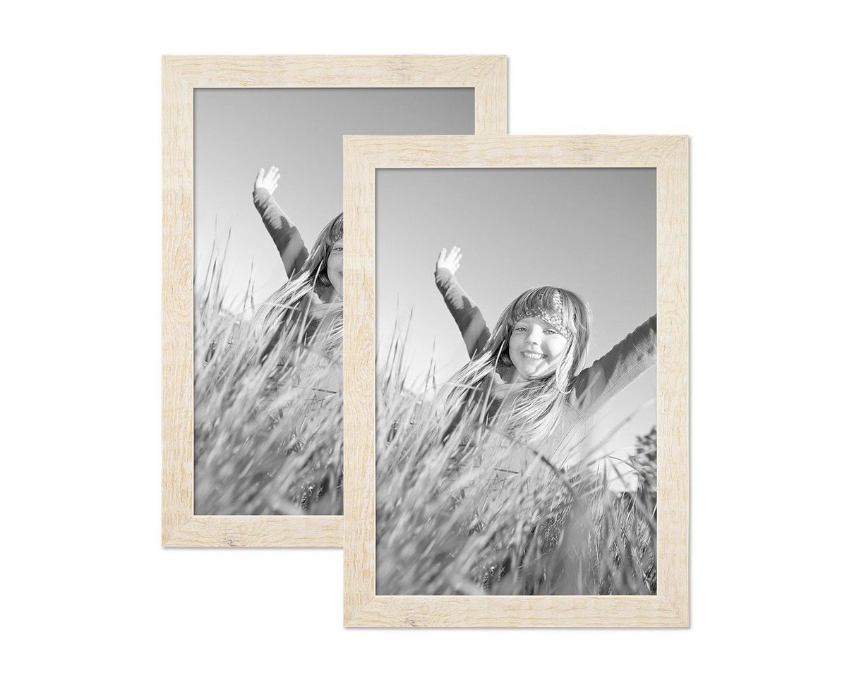PHOTOLINI Bilderrahmen 2er Set Strandhaus Rustikal Massivholz PHOTOLINI Bilderrahmen 2er Set Strandhaus Rustikal Massivholz von PHOTOLINI