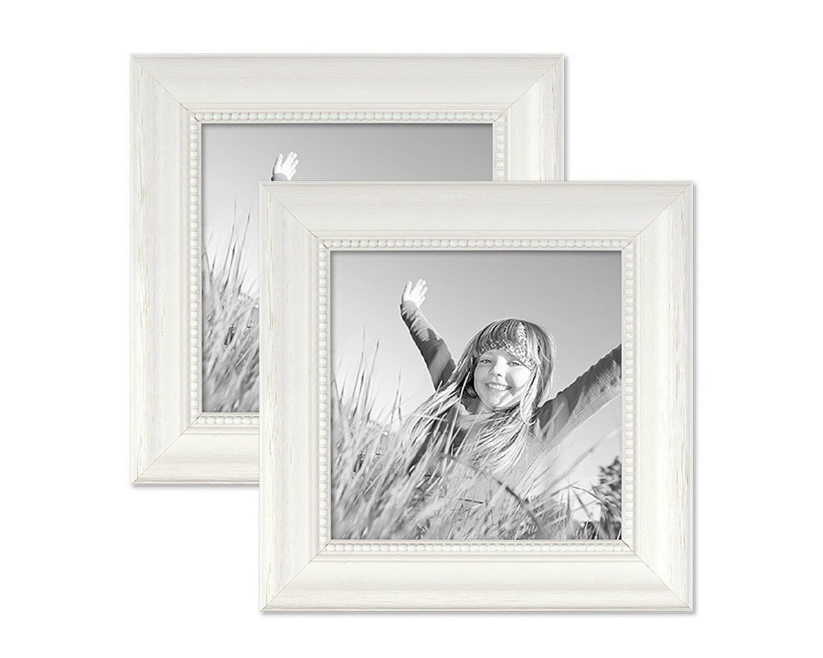PHOTOLINI Bilderrahmen 2er Set im Shabby-Chic Landhaus-Stil Massivholz PHOTOLINI Bilderrahmen 2er Set im Shabby-Chic Landhaus-Stil Massivholz von PHOTOLINI