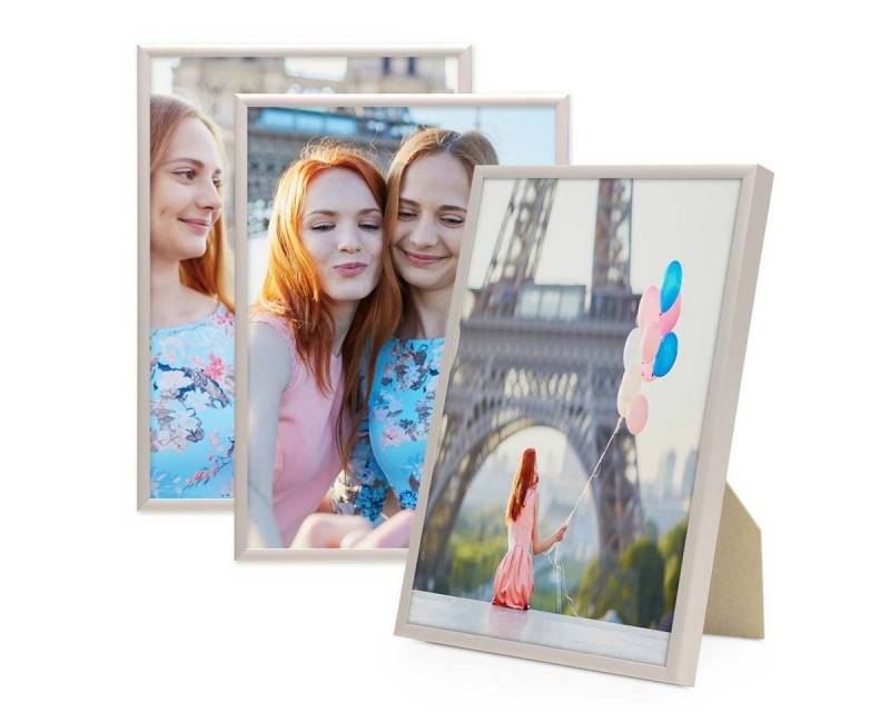 PHOTOLINI Bilderrahmen 3er Set Aluminium Modern Schmal PHOTOLINI Bilderrahmen 3er Set Aluminium Modern Schmal von PHOTOLINI