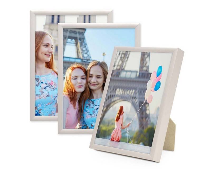 PHOTOLINI Bilderrahmen 3er Set Aluminium Modern Schmal PHOTOLINI Bilderrahmen 3er Set Aluminium Modern Schmal von PHOTOLINI