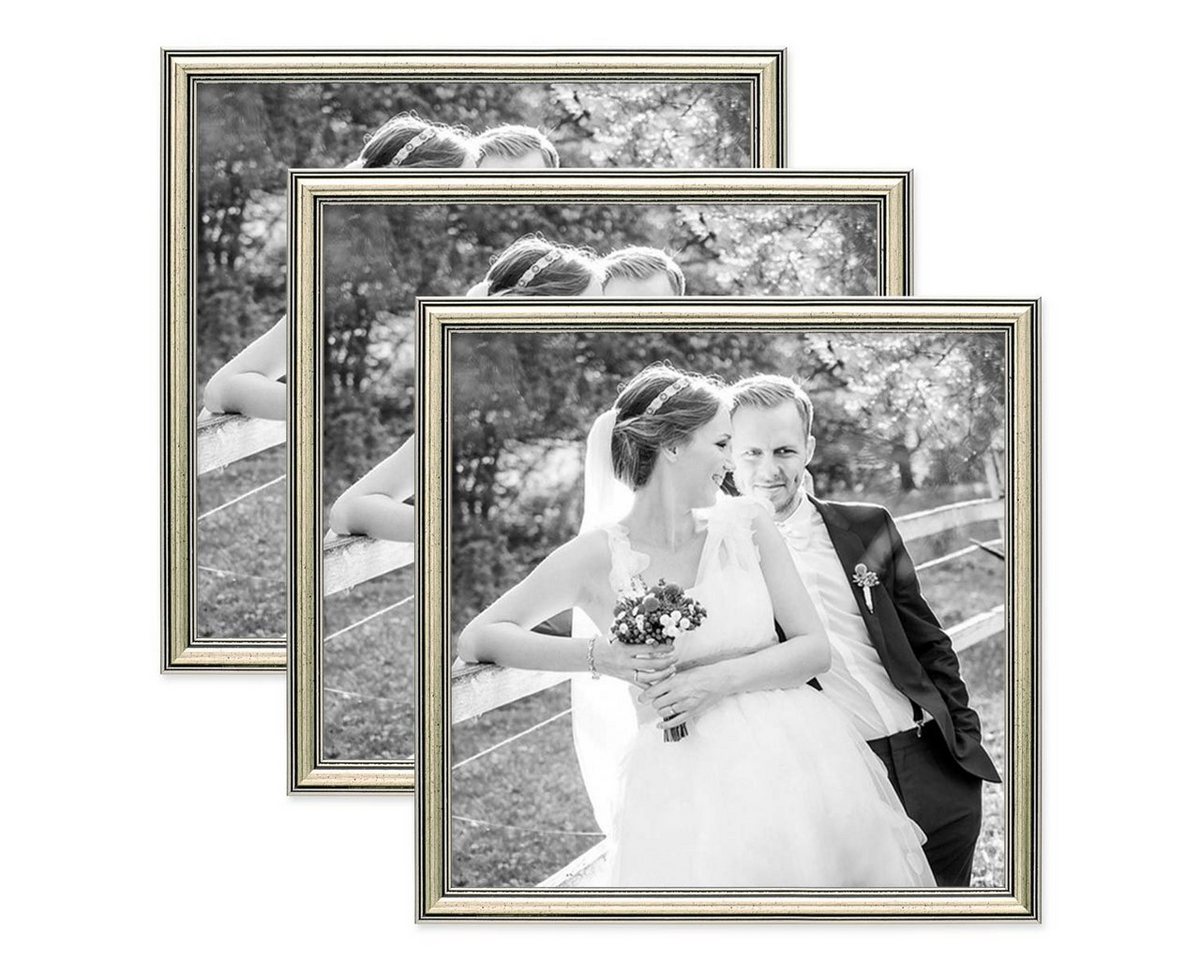 PHOTOLINI Bilderrahmen 3er Set Kunststoff-Rahmen im eleganten Barock-Stil PHOTOLINI Bilderrahmen 3er Set Kunststoff-Rahmen im eleganten Barock-Stil von PHOTOLINI