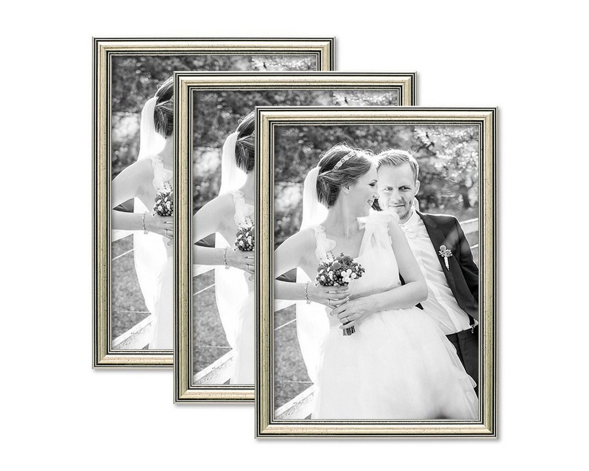 PHOTOLINI Bilderrahmen 3er Set Kunststoff-Rahmen im eleganten Barock-Stil PHOTOLINI Bilderrahmen 3er Set Kunststoff-Rahmen im eleganten Barock-Stil von PHOTOLINI