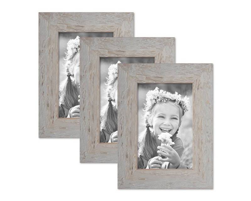 PHOTOLINI Bilderrahmen 3er Set Strandhaus Rustikal Massivholz PHOTOLINI Bilderrahmen 3er Set Strandhaus Rustikal Massivholz von PHOTOLINI