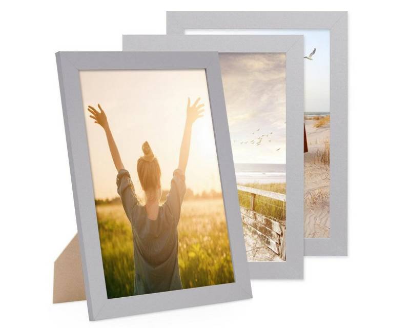 PHOTOLINI Bilderrahmen 3er Set breite Rahmen, extra Zubehör, (3er Set), im modernen Stil für Ihre stilvolle Wanddekoration PHOTOLINI Bilderrahmen 3er Set breite Rahmen, extra Zubehör, (3er Set), im modernen Stil für Ihre stilvolle Wanddekoration von PHOTOLINI