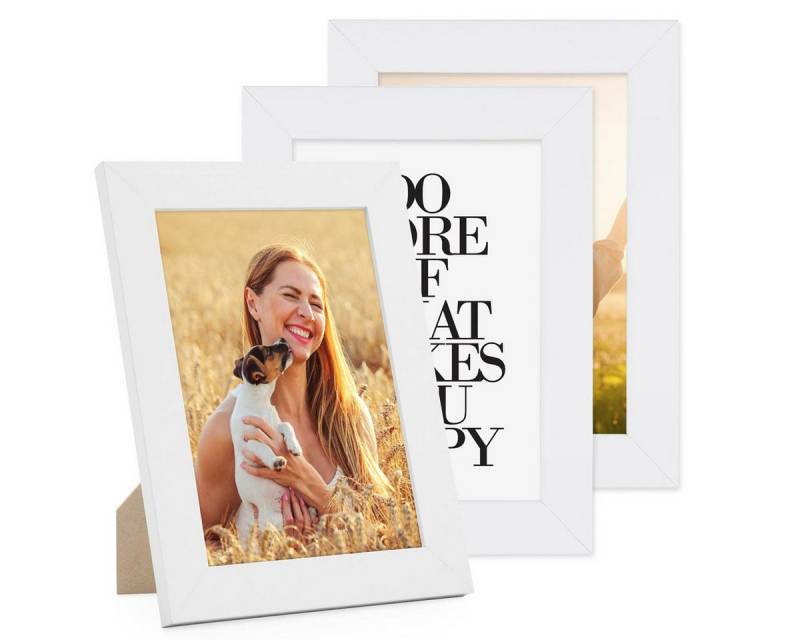 PHOTOLINI Bilderrahmen 3er Set breite Rahmen, extra Zubehör, (3er Set), im modernen Stil für Ihre stilvolle Wanddekoration PHOTOLINI Bilderrahmen 3er Set breite Rahmen, extra Zubehör, (3er Set), im modernen Stil für Ihre stilvolle Wanddekoration von PHOTOLINI