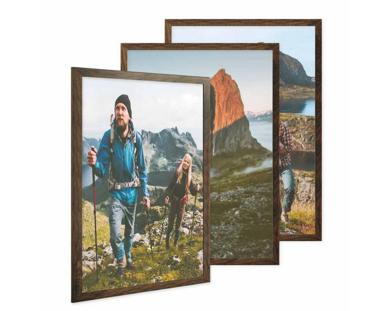 PHOTOLINI Bilderrahmen 3er Set breite Rahmen, extra Zubehör, (3er Set), im modernen Stil für Ihre stilvolle Wanddekoration PHOTOLINI Bilderrahmen 3er Set breite Rahmen, extra Zubehör, (3er Set), im modernen Stil für Ihre stilvolle Wanddekoration von PHOTOLINI