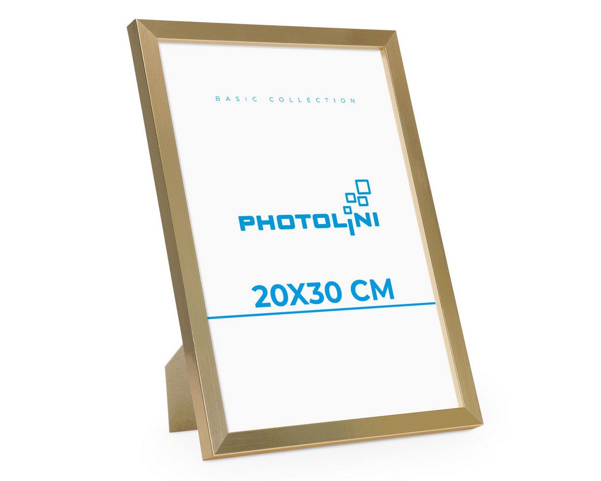 PHOTOLINI Bilderrahmen Bilderrahmen 20x30 Poster-Rahmen, zum Aufhängen & Aufstellen, (1 Rahmen), bruchsicheres Acrylglas, für Fotos & Poster von PHOTOLINI