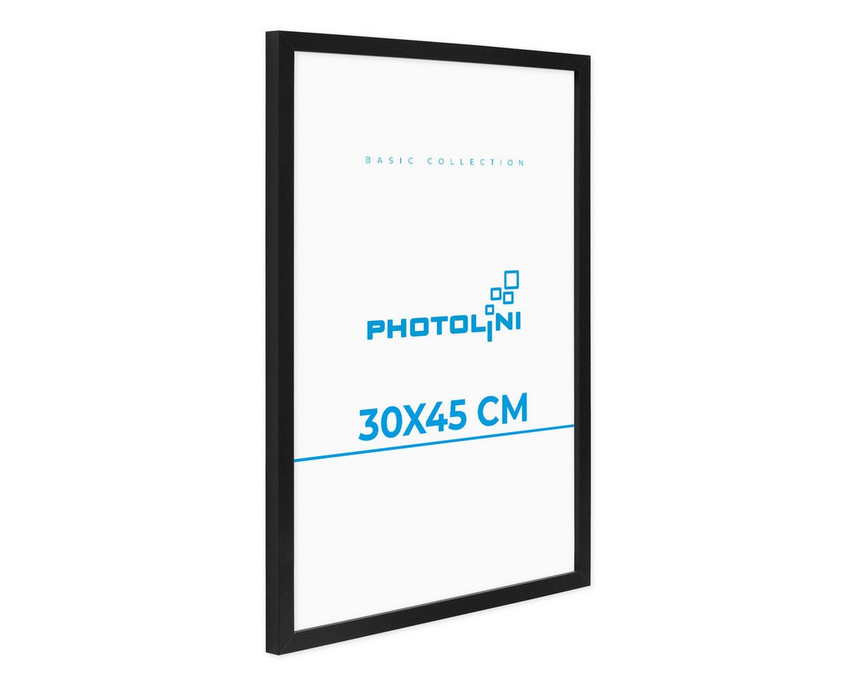 PHOTOLINI Bilderrahmen Bilderrahmen 30x45 Poster-Rahmen, zum Aufhängen, (1 Rahmen), bruchsicheres Acrylglas, für Fotos & Poster von PHOTOLINI