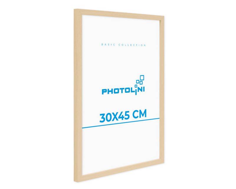 PHOTOLINI Bilderrahmen Bilderrahmen 30x45 Poster-Rahmen, zum Aufhängen, (1 Rahmen), bruchsicheres Acrylglas, für Fotos & Poster von PHOTOLINI