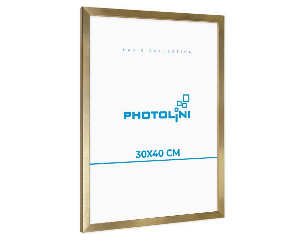 PHOTOLINI Bilderrahmen Poster-Einzelrahmen Modern Schmal von PHOTOLINI