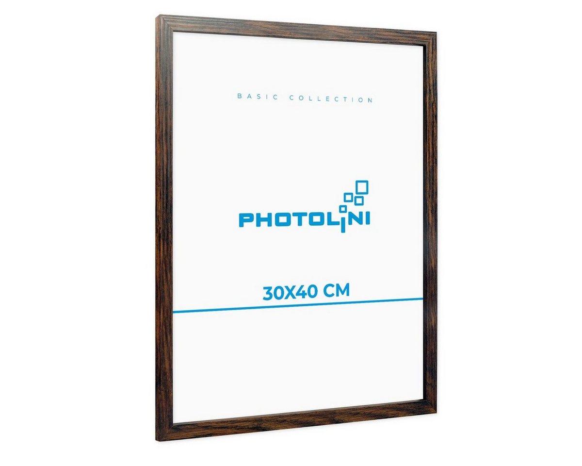 PHOTOLINI Bilderrahmen Poster-Einzelrahmen Modern Schmal von PHOTOLINI