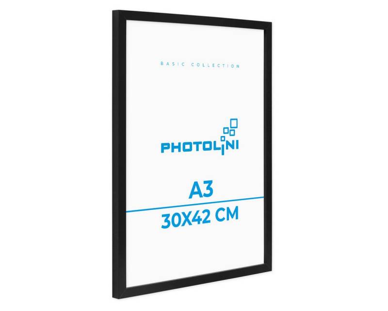 PHOTOLINI Bilderrahmen Poster-Einzelrahmen Modern Schmal von PHOTOLINI