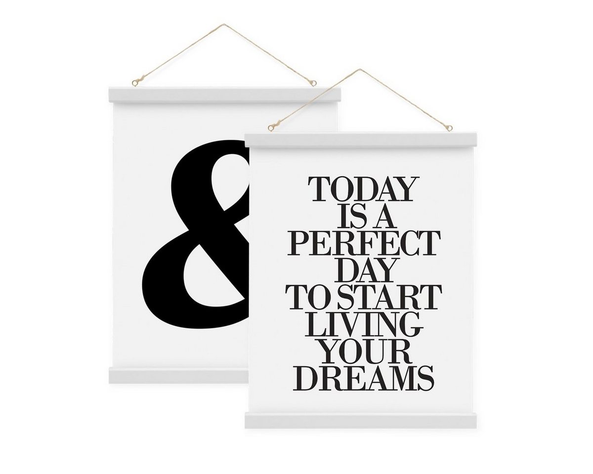 PHOTOLINI Bilderrahmen Posterleiste 2er Set Magnetische Bilderhalter Bilderschiene PHOTOLINI Bilderrahmen Posterleiste 2er Set Magnetische Bilderhalter Bilderschiene von PHOTOLINI