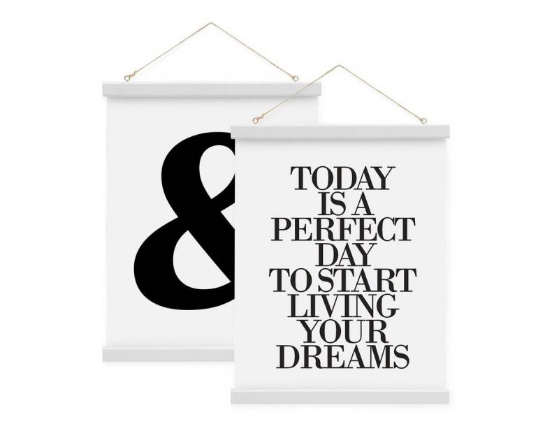 PHOTOLINI Bilderrahmen Posterleiste 2er Set Magnetische Bilderhalter Bilderschiene PHOTOLINI Bilderrahmen Posterleiste 2er Set Magnetische Bilderhalter Bilderschiene von PHOTOLINI