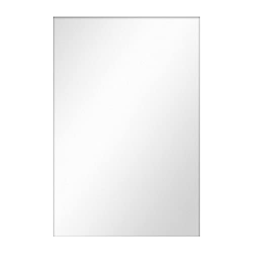 PHOTOLINI Spiegel Rechteckig ohne Rahmen 40x60 cm | Deko-Wandspiegel | Rechteckig | Eckiger Wandspiegel von PHOTOLINI