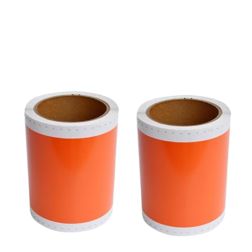PHOVYAFI 2 Rollenfarbenbezeichnung kompatibel mit MAX CPM-100G3C CPM-100HG3C CPM-100HG5 100G5 CPM-100HG5C-Etikettdrucker(Orange) von PHOVYAFI