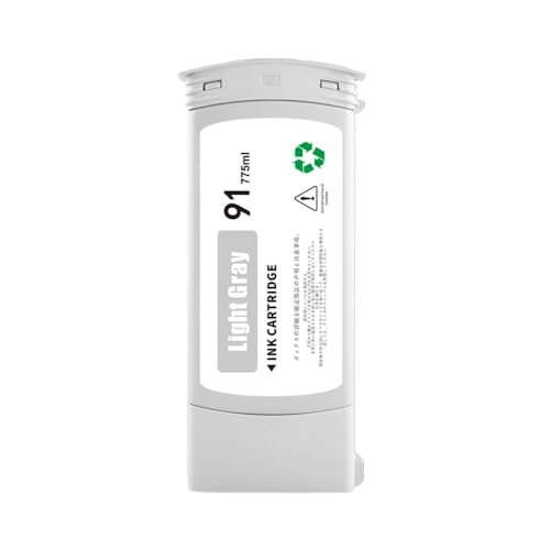PHOVYAFI 775 ml Tintenpatrone kompatibel mit Z6100 -Drucker mit stabilem Chip- und Pigment -Tinten -Tank(91-LGY) von PHOVYAFI