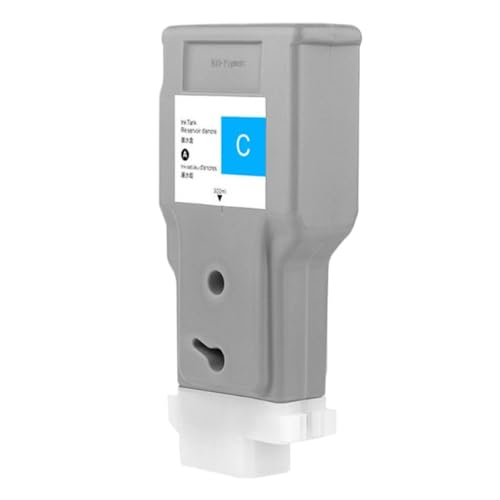 PHOVYAFI Kompatible 300 ml Pigmenttintenpatrone Kompatibel mit ImagePrograf TM200 TM-200 TM-205 TM-300 TM-305 TM305 Drucker(1PCS Cyan) von PHOVYAFI