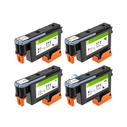 PHOVYAFI Kompatible 771 Druckköpfe Kompatibel mit Z6200 Z6600 Z6800 Drucker CE017A CE018A CE019A CE020A 1PC(1PC - PK and LG) von PHOVYAFI