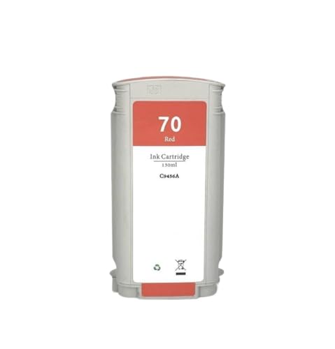 PHOVYAFI Kompatible Tintenpatrone Kompatibel mit DesignJet Z2100 Z3100 Z3200 Z5200 Z5400 mit vollem Pigmenttinte 70 70 Serie(Red) von PHOVYAFI