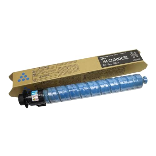 PHOVYAFI Kompatible Tonerpatrone Kompatibel mit IMC6000 IM C4500 C6000 Kopierer 6000 Kapazität Farbtonerpulver Patrone(Cyan) von PHOVYAFI