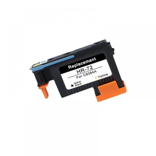 PHOVYAFI Kompatibler Druckkopf Kompatibel mit 72 C9380A C9383A C9384A Fits DesignJet T1100 T1120 T1120PS T1300PS T2300 T610(MBK and Y) von PHOVYAFI