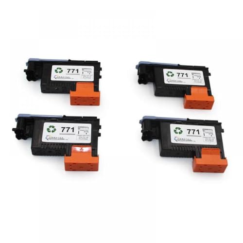 PHOVYAFI Kompatibler PrinThead CE017A CE018A CE019A CE020A Kompatibel mit DesignJet Z6200 Z6600 Z6800(ONE Set (4PCS)) von PHOVYAFI