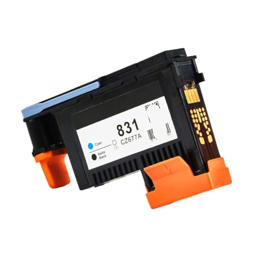 PHOVYAFI Kompatibler PrinThead Kompatibel mit 831 CZ677A CZ678A CZ679A CZ680A Kompatibel mit Latex -Drucker -Modelle 110 115 310 315 330 335 360 365(1PC - MBK and C) von PHOVYAFI