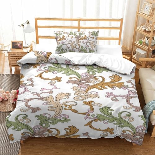 PHQAZWSXE Pattern 3D Bettwäsche Charming Bettbezug-Set Kinder Mit Kissenbezügen Reißverschluss Weiche Komfort Zimmer Deko Mit Single（135x200cm） von PHQAZWSXE