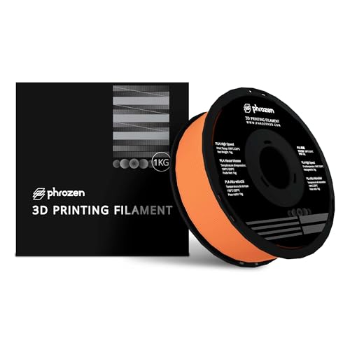 Phrozen High-Speed PLA Filament 1.75mm | 3D Drucker Filament Materialen | Hohe Geschwindigkeit bis zu 600 mm/s | 1KG Spule (2,2 LBS) - Orange von PHROZEN