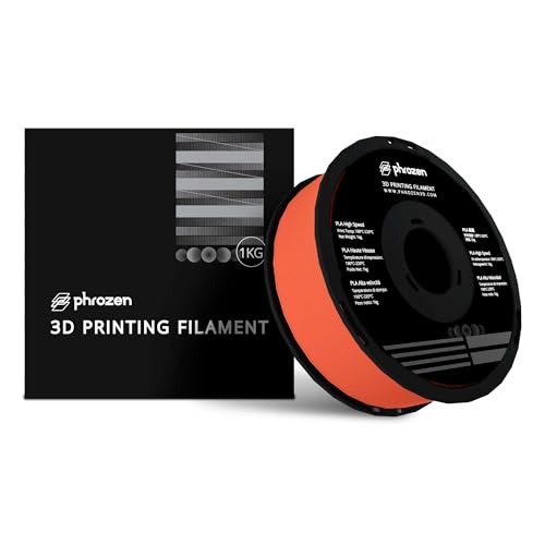 Phrozen High-Speed PLA Filament 1.75mm | 3D Drucker Filament Materialen | Hohe Geschwindigkeit bis zu 600 mm/s | 1KG Spule (2,2 LBS) - Rot von PHROZEN